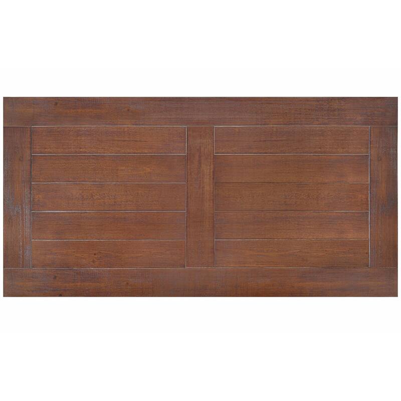 Roomfitters 41" Farmhouse Lift Top Coffee Table, Wood Center Table with 3 Storage Trays and Lower Shelf