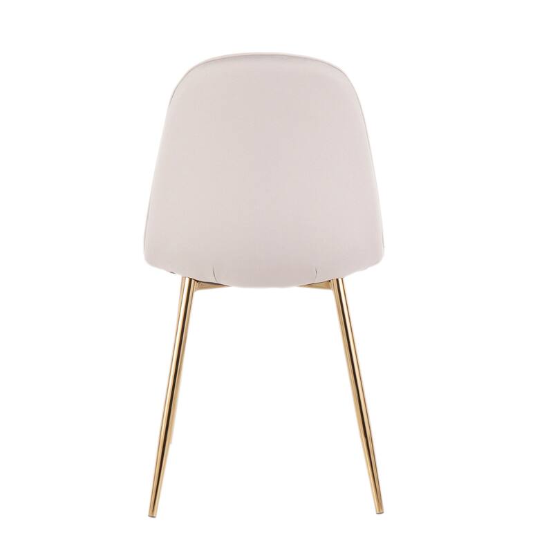 Silver Orchid Stone Gold Dining Chair - Set of 2