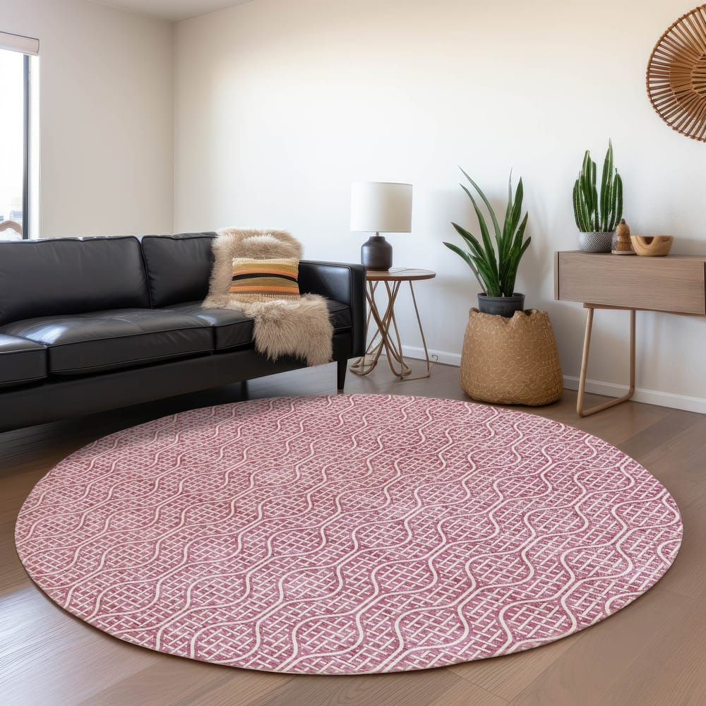 Premium Washable Super Soft Modern Teardrop Mayfield Rug
