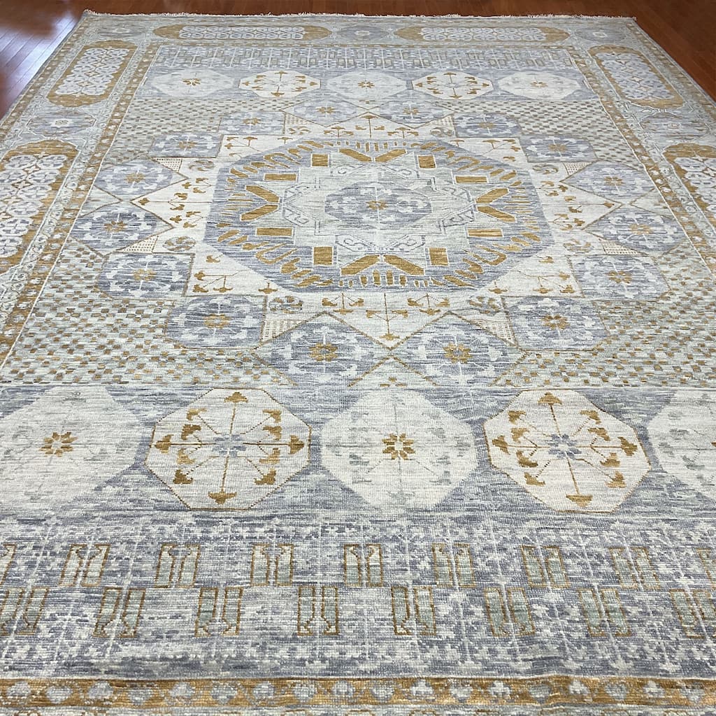 HERAT ORIENTAL Handmade Mamluk Wool Rug - 11'8" x 17'4"