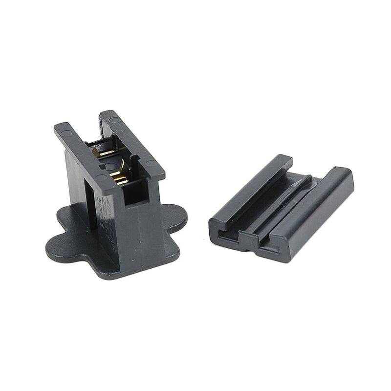 SPT-1 Female Plug, Snap On Vampire Plugs, Black, Polarized, 8 AMP, 25 Pack - Medium