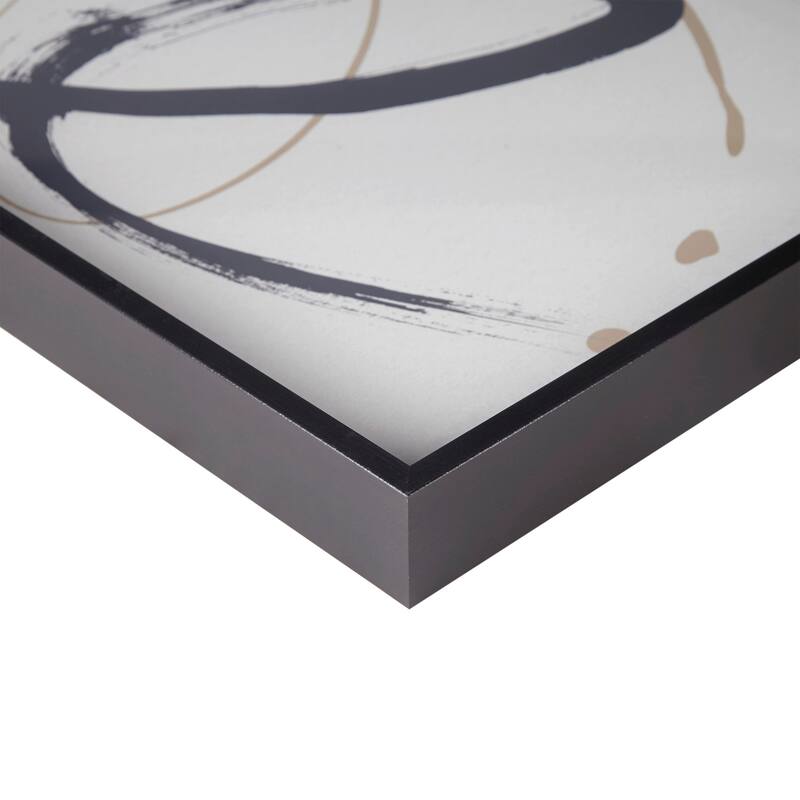 Madison Park Abstract Ambit Framed Glass Wall Art