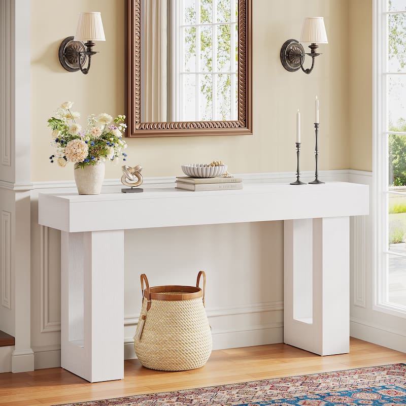 Wooden Console Table, Sofa Table for Behind Couch, Entryway, Hallway Living Room