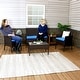 preview thumbnail 11 of 14, Sunnydaze Dunmore 4-Piece Patio Set with Cushions