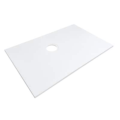 Transolid TRS_FW5535 Wet Floor 55-1/8" x 35-3/8" Rectangular Shower