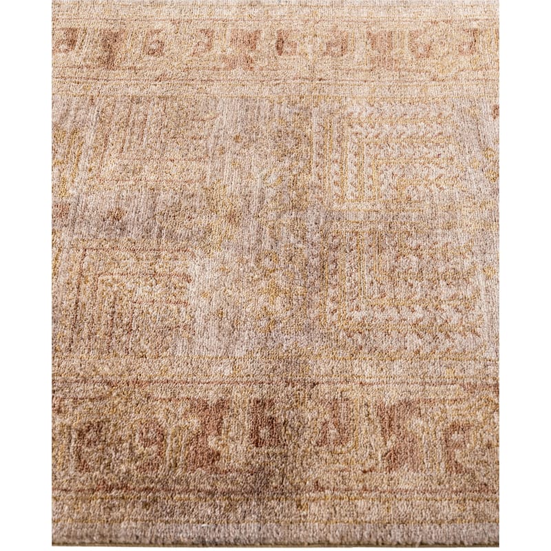 Overdyed One-of-a-Kind Hand-Knotted Runner Rug - Beige - 2' 7" x 7' 9"