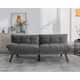 Convertible Folding Modern Sofa Bed - Light Grey