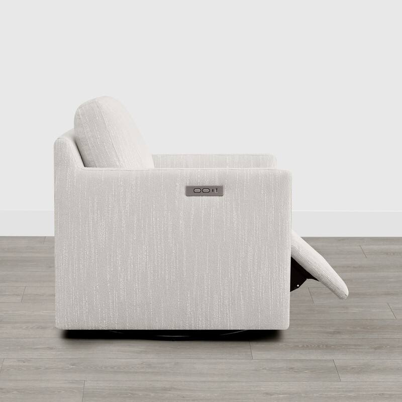 Nora Electric Power Swivel Chair with Footrest Recline