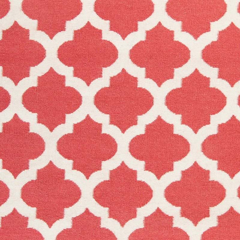 Hand-woven Samick Moroccan Trellis Flatweave Wool Runner Area Rug