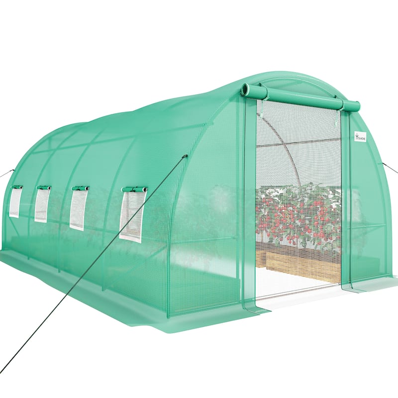 Moasis Walk-in Greenhouse with Reinforced Steel Frame