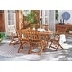preview thumbnail 1 of 42, SAFAVIEH Hikaru 39.4-Inch Extendable Wood 7-Piece Outdoor Dining Set Natural