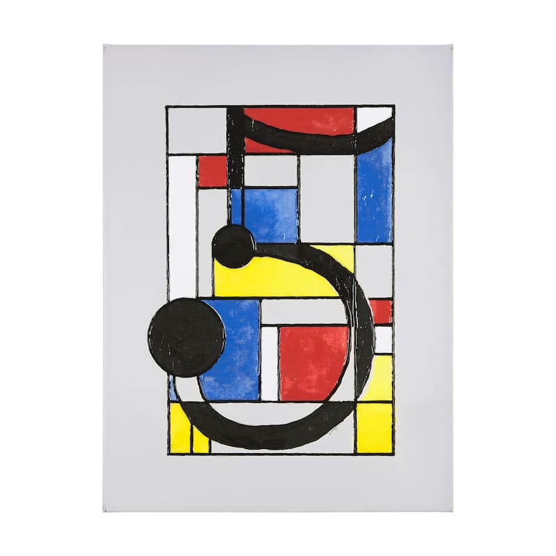 Numbers V (42 x 56) Canvas Art Print - Large