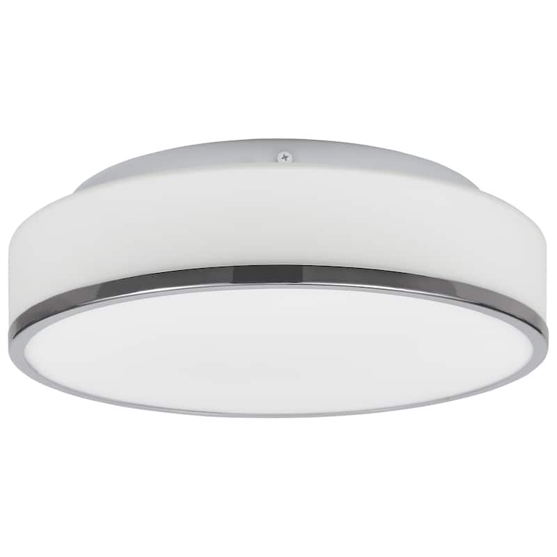 Access Lighting Aero 3-light 16 inch Chrome Flush Mount