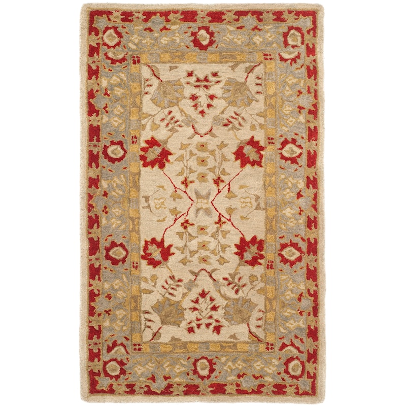 SAFAVIEH Handmade Anatolia Mirhan Traditional Oriental Hand-spun Wool Rug
