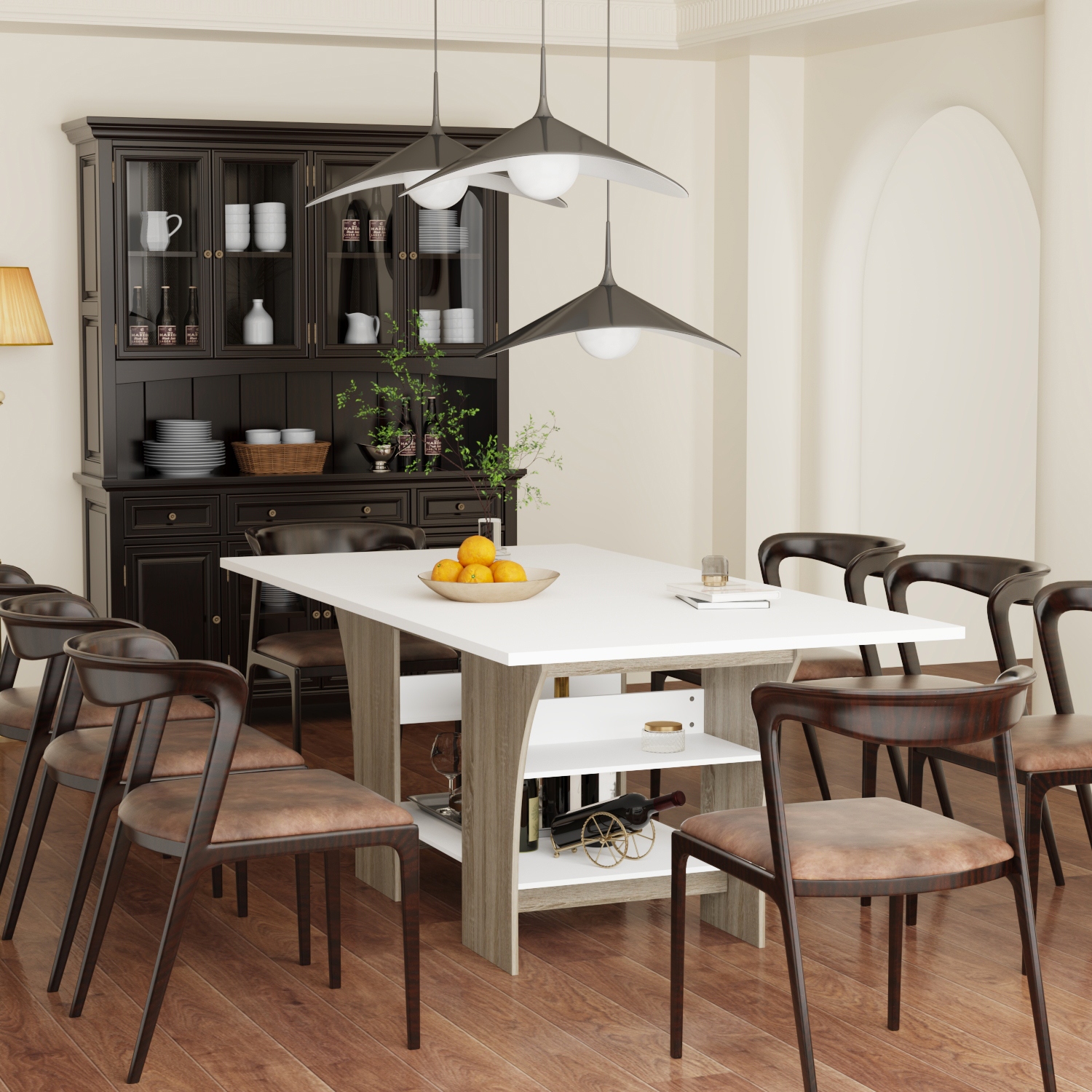 Versatile dining outlet room