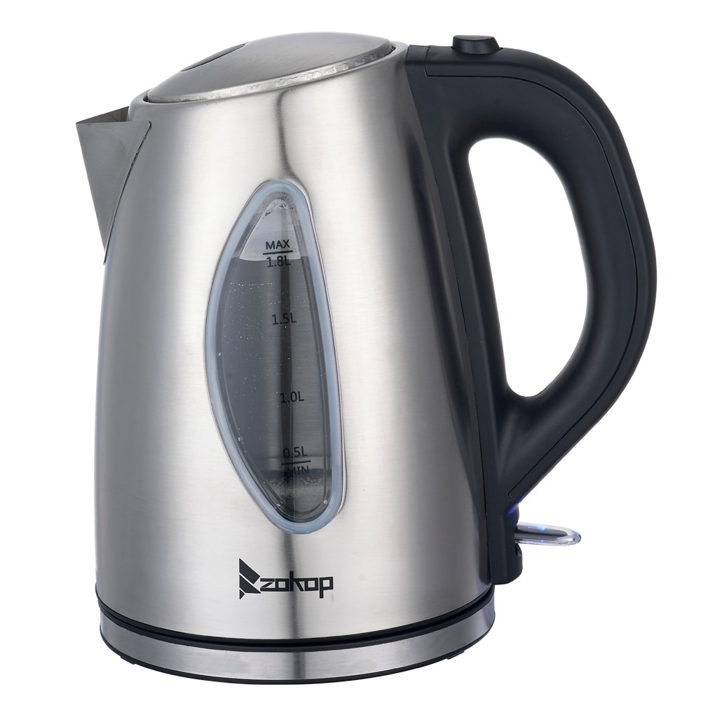 LivEditor110V 1500W 1.8L Stainless Small Glass Kettle, 0.85 Litre