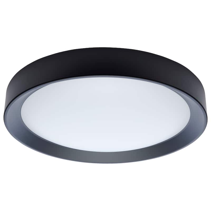 Nuvo Lighting 62/1697 Selene 17" Wide Flush Mount Drum Ceiling Fixture - Black