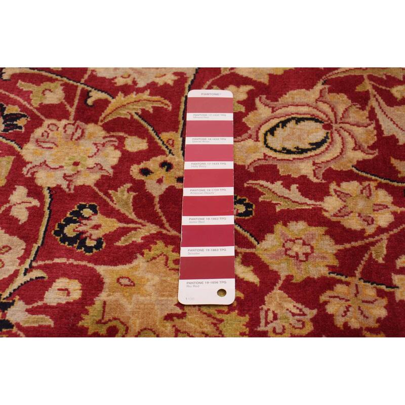 ECARPETGALLERY Hand-knotted Pako Persian 18 Of 20 Burgundy Wool Rug - 6'2 x 9'8