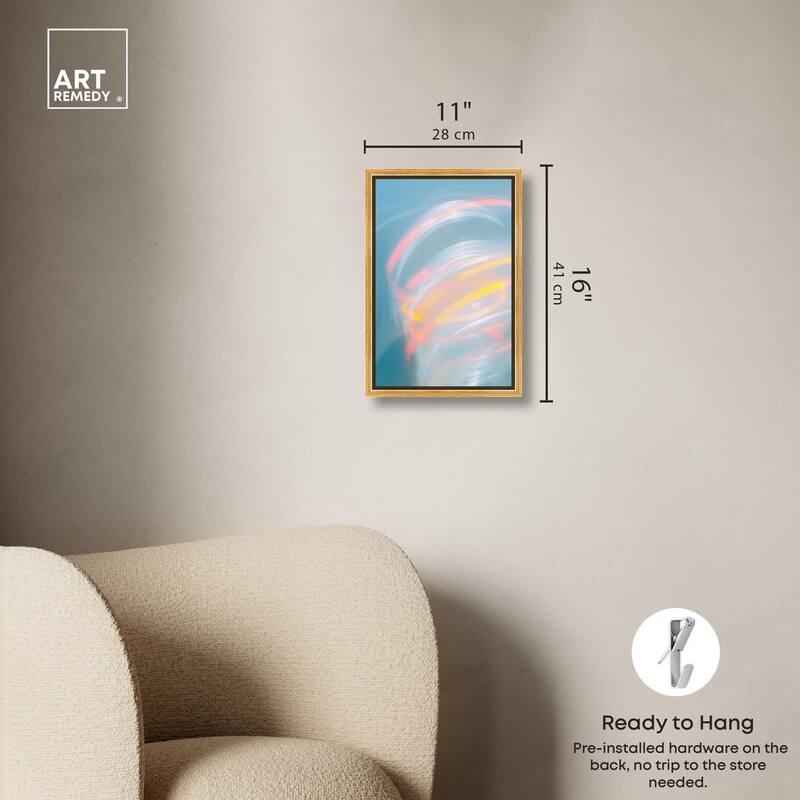 Swirling Light I Canvas by Art Remedy