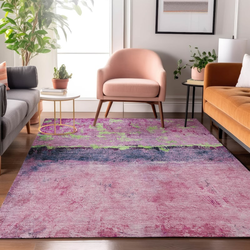 Premium Washable Super Soft Abstract Ombre Mayfield Rug