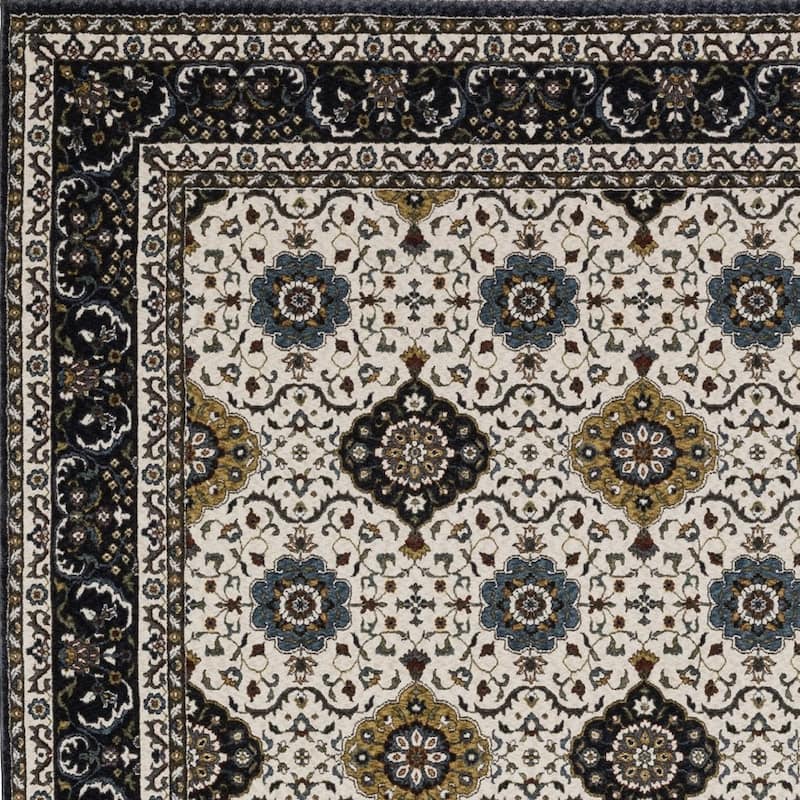 HomeRootsMedallion Traditional Rectangle Area Rug