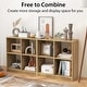 preview thumbnail 29 of 29, Costway 4-Cube Bookcase Floor Open Wooden Bookshelf Storage Cabinet - See Details