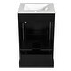 preview thumbnail 15 of 25, 20-Inch Bathroom Vanity with Ceramic Sink, Soft Close Door, Adjustable Shelf, and Door-Mounted Storage Rack