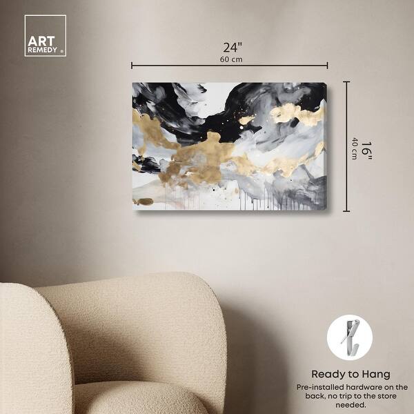 dimension image slide 2 of 6, Galactic View Canvas by Art Remedy, Gallery Wrapped