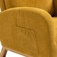 preview thumbnail 7 of 13, Modern Accent Rocking Chair , Upholstered Tall Back Accent Armchair Nursery Glider Rocker