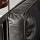 preview thumbnail 4 of 11, Gianella Black Oxford Leather Sectional Sofa by iNSPIRE Q Modern