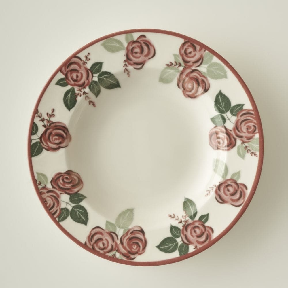 Rose Porcelain Salad Plate (Set of 2)