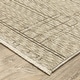 preview thumbnail 2 of 7, Style Haven Caiden Industrial Distressed Lines Beige/ Brown Area Rug