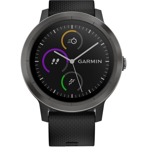 garmin vivoactive 3 slate black silicone