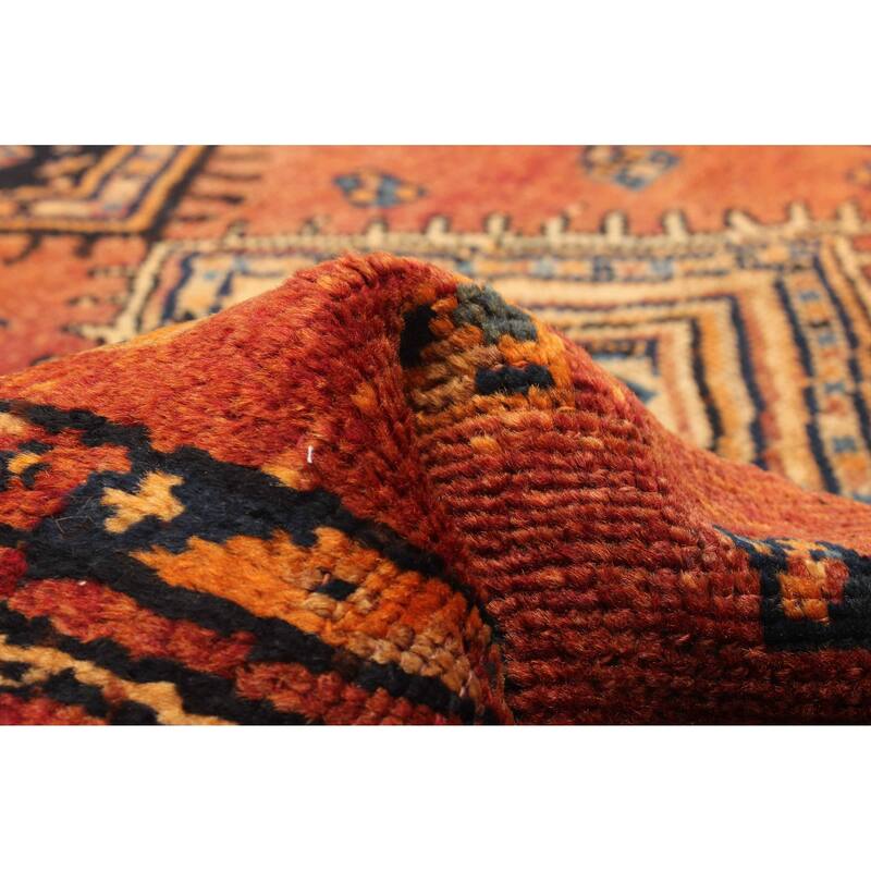 ECARPETGALLERY Hand-knotted Melis Vintage Copper Wool Rug - 3'10 x 10'9