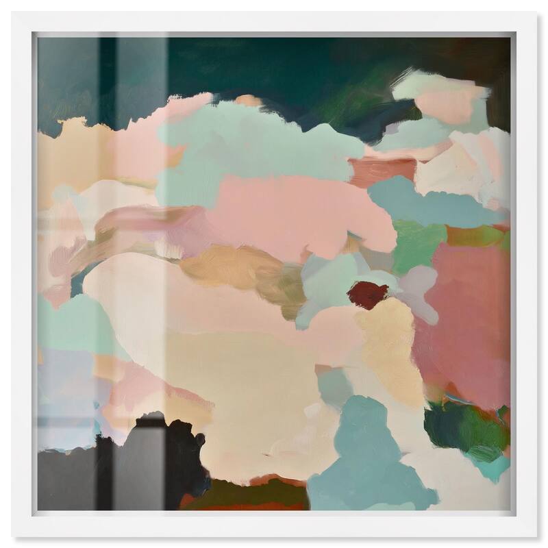Brushed Beauty I Shadowbox by Art Remedy - White - 20" x 20"