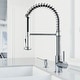 preview thumbnail 10 of 156, VIGO Edison 19" H Single Handle Pull-Down Sprayer Kitchen Faucet