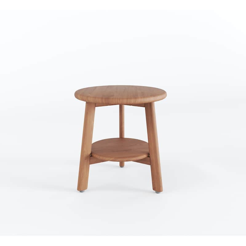 18" Bjön-Dot Solid Top Teak Shower Bench - Teak Oil
