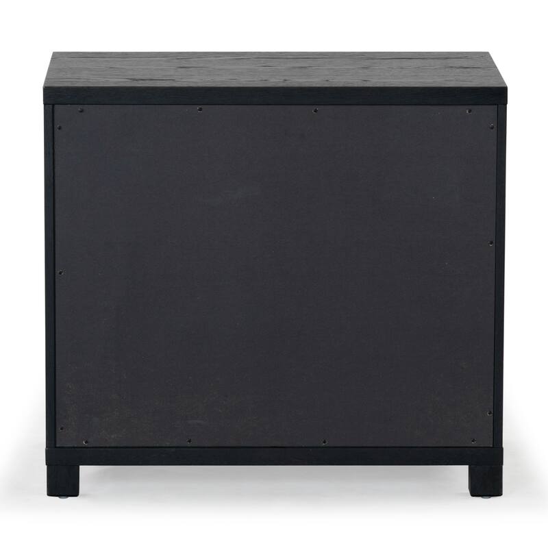 SAFAVIEH Couture Tobiette 2 Drawer Wood Nightstand