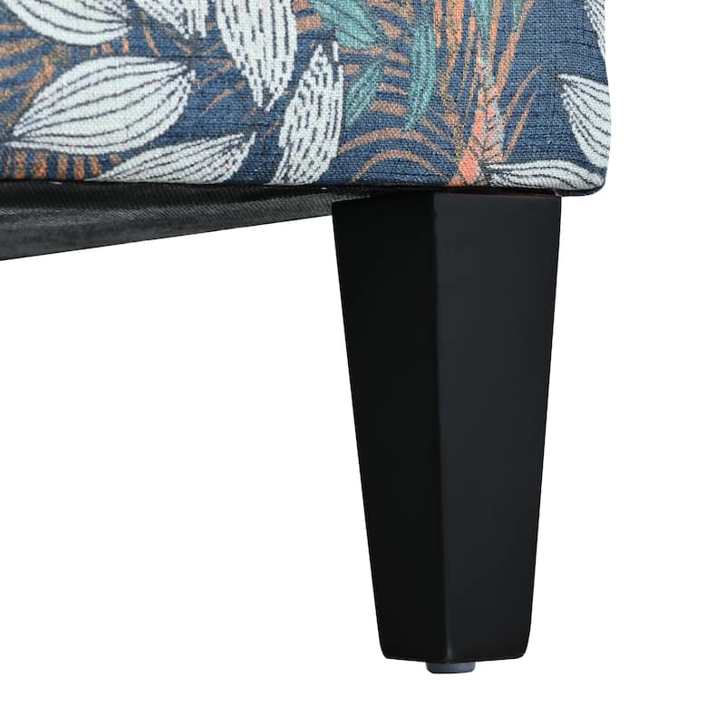 Zahra Tufted Fabric Storage Ottoman by Christopher Knight Home