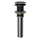 preview thumbnail 17 of 27, Karran PU25 Pop-Up Vanity Bowl Drain Gunmetal Grey