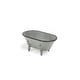 preview thumbnail 3 of 10, Gray Metal Large Decorative Bathtub