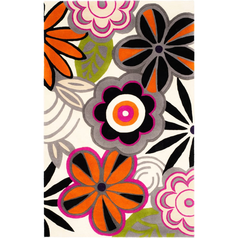 SAFAVIEH Handmade Soho Arianna Floral N.Z. Wool Rug