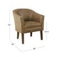 preview thumbnail 15 of 55, Porch & Den Kingswell Upholstered Barrel Accent Chair
