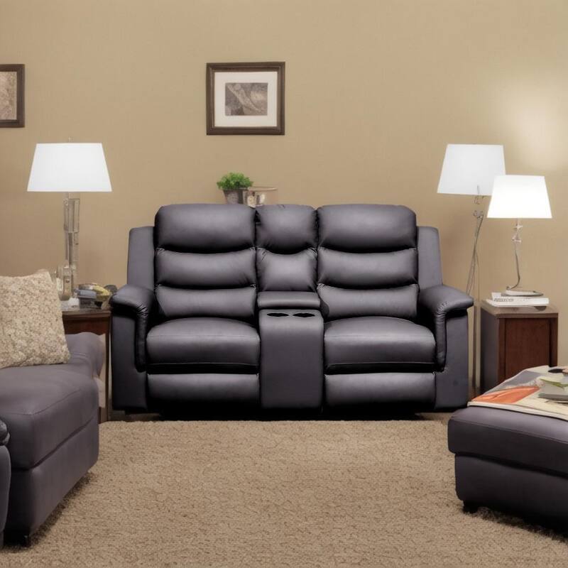 Reclining Loveseat With Middle Console Slipcover