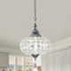 preview thumbnail 2 of 18, Bella Depot 11" Modern Crystal Dimmable Chandelier Luxuruy Lantern Pendant Light for Living Room Kitchen Island Hallway