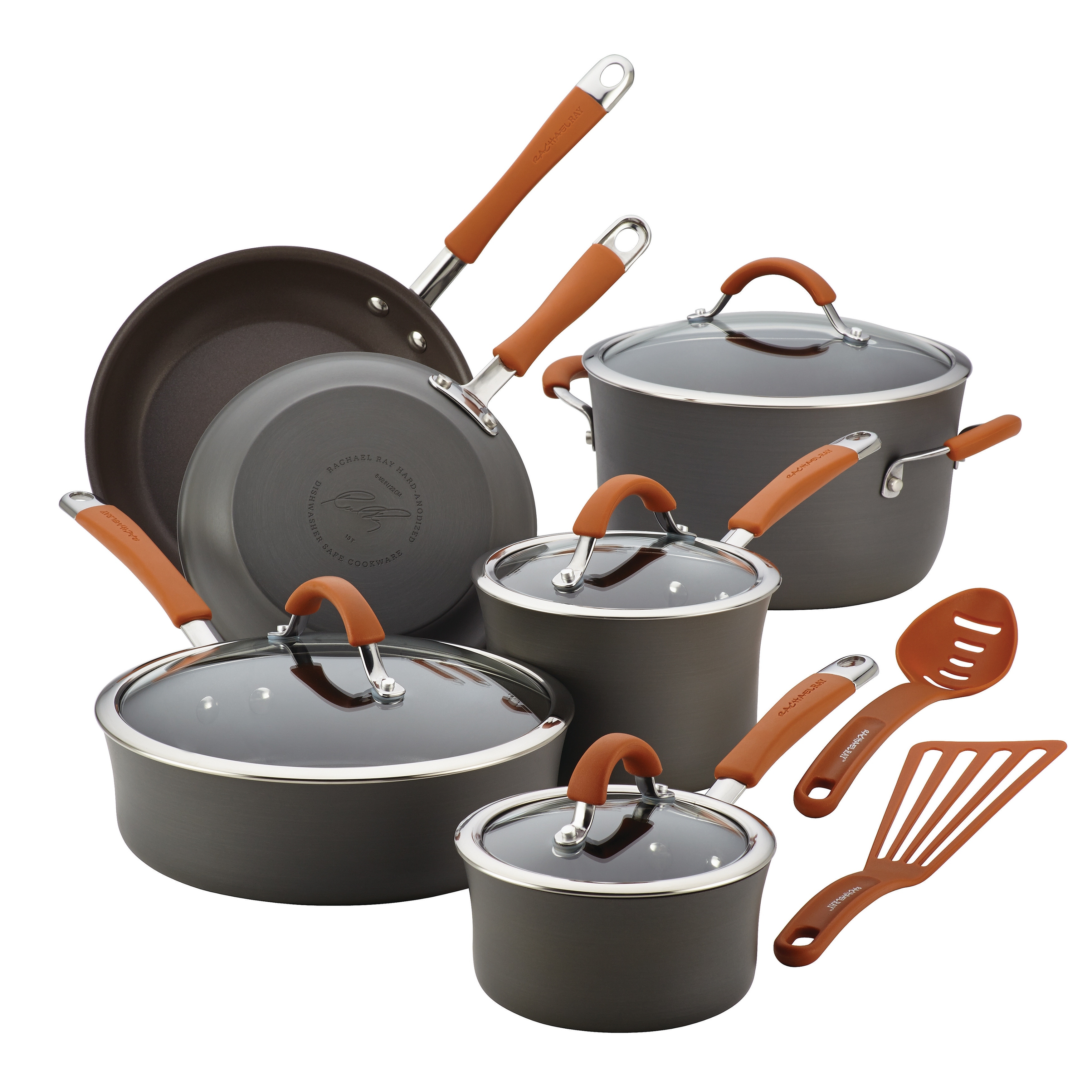 Paula Deen Signature Porcelain 15 Piece Aluminum Non Stick Cookware Set