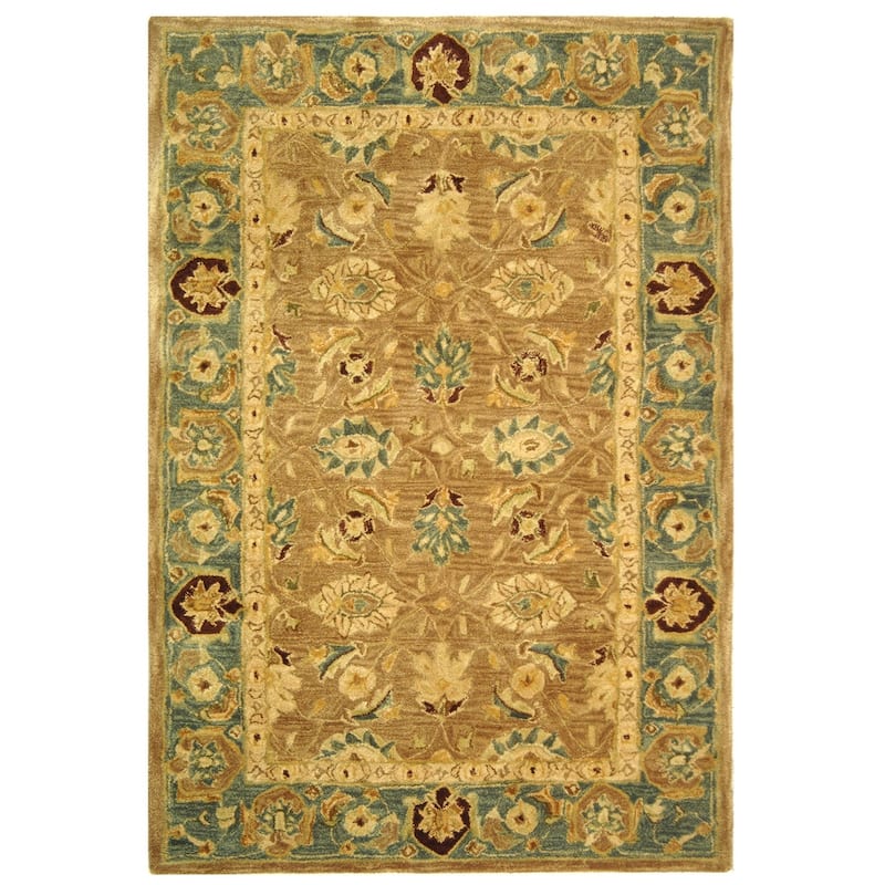 SAFAVIEH Handmade Anatolia Meenje Traditional Oriental Hand-spun Wool Rug