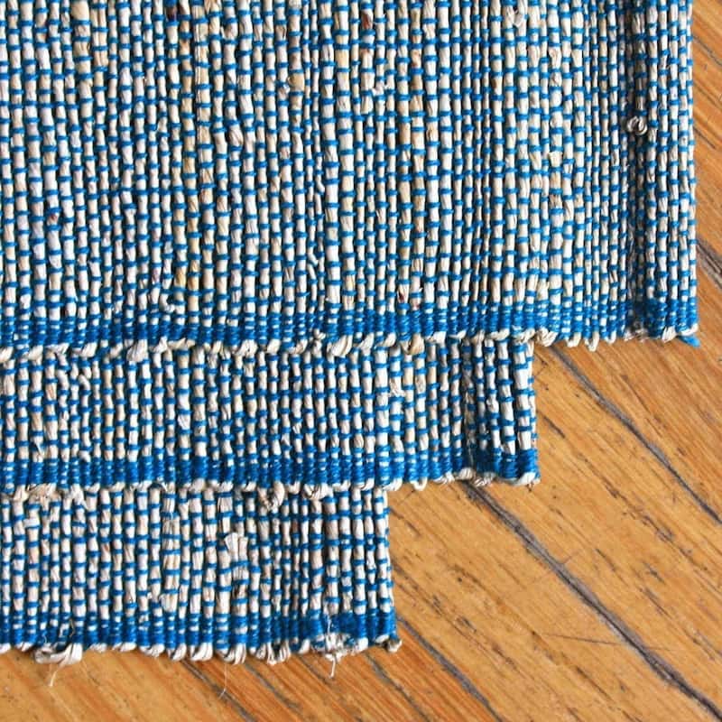 BISCOTTI Placemats - Handwoven Banana Fiber & Cotton, Fair Trade | Set of 4, 13"x19" by Sustainable Threads