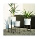 preview thumbnail 2 of 20, Glitzhome Modern Metal 3-piece Plant Stand Set