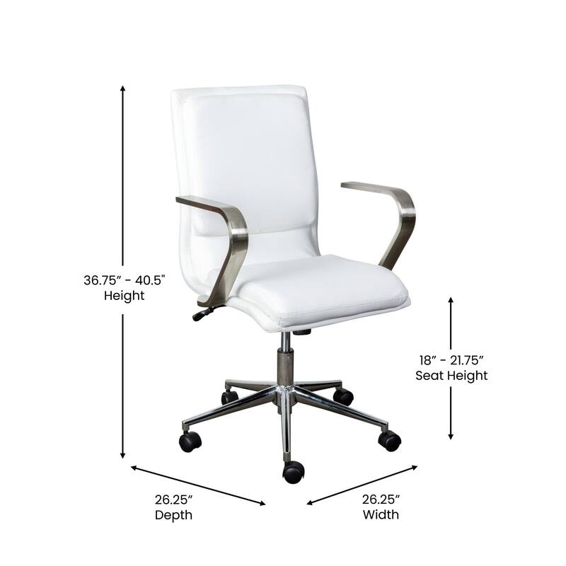 Designer Executive Swivel Office Chair with Arms